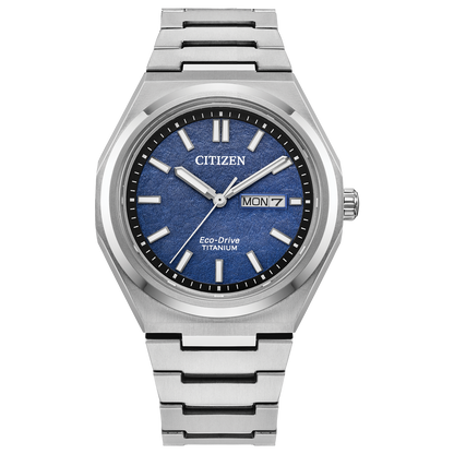 AW0130-85L Citizen | Blue Dial Zenshin Three-hand Watch (Men)