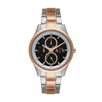 Armani Exchange Black Dial Stainless Steel Chronograph Men Watch AX1882