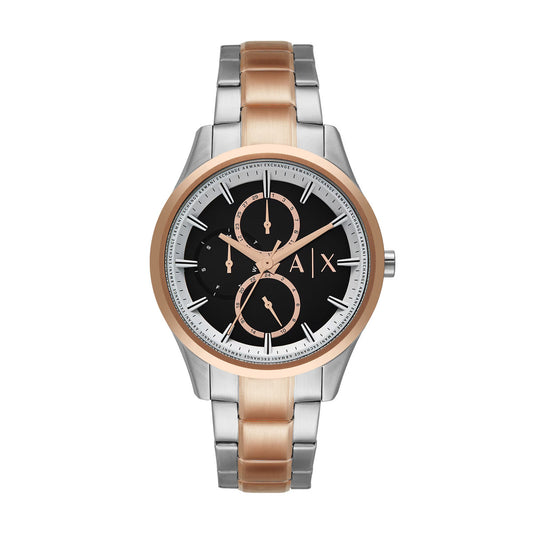 Armani Exchange Black Dial Stainless Steel Chronograph Men Watch AX1882