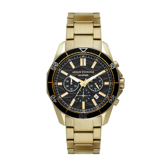 Armani Exchange Spencer Black Round Dial Chronograph Men Watch AX1958