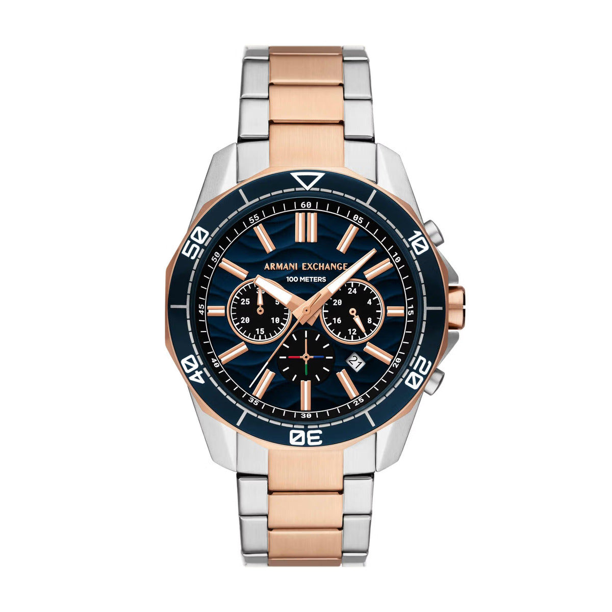Armani Exchange Blue Dial Chronograph Analog Men's Watch AX1965