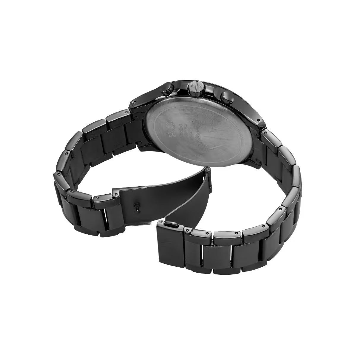 Armani Exchange Hampton Black Dial Chronograph Analog Watch For Men AX2454