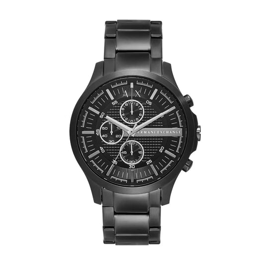 Armani Exchange Hampton Black Dial Chronograph Analog Watch For Men AX2454