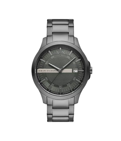 AX2455 Armani Exchange | Three-Hand Date Gunmetal Stainless Steel Watch - Buy Now at Sai Creations Watches