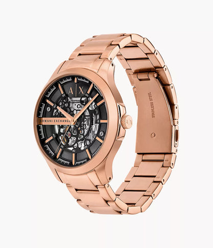 AX2456 Armani Exchange | Automatic Rose Gold-Tone Stainless Steel Watch