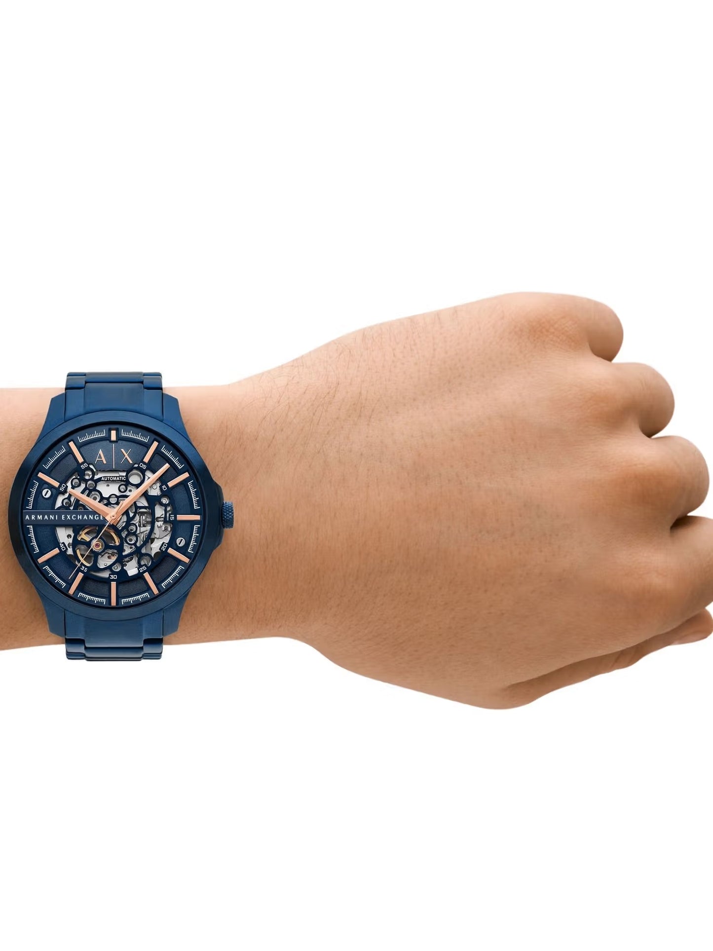 Armani Exchange Hampton Blue Dial Automatic Men's Watch AX2457
