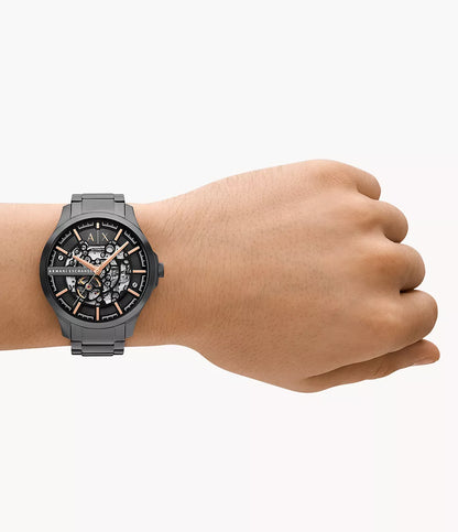 AX2458 Armani Exchange | Automatic Gunmetal Stainless Steel Watch