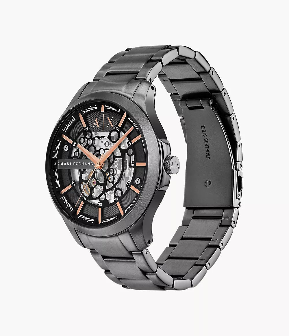 AX2458 Armani Exchange | Automatic Gunmetal Stainless Steel Watch