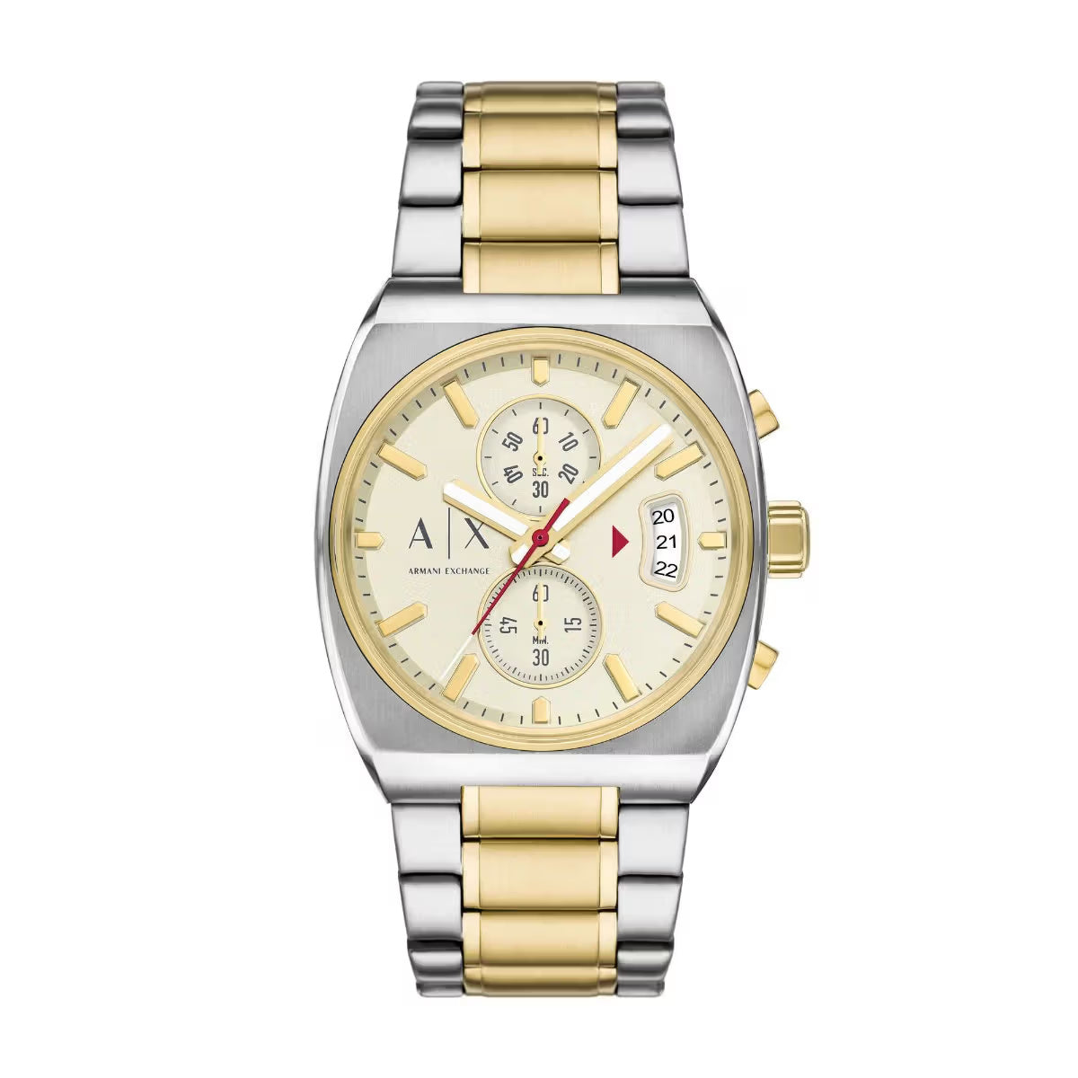 Armani Exchange Quartz Eggshell Beige Dial Chronograph Men's Watch AX2821