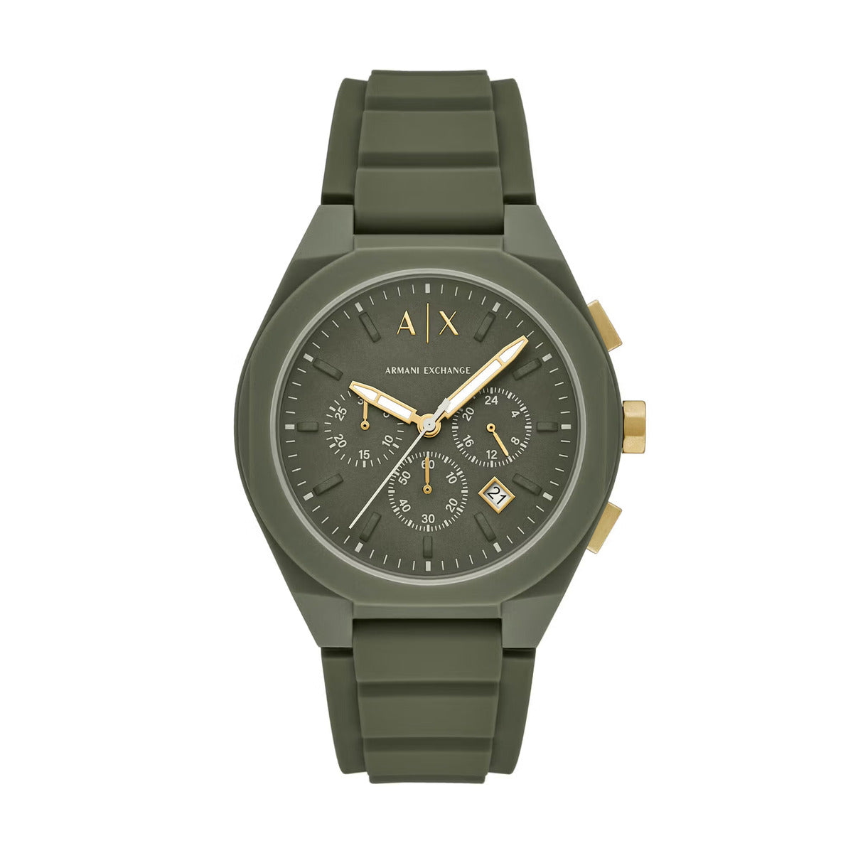 Armani Exchange Quartz Green Dial Chronograph Analog Watch For Men AX4169