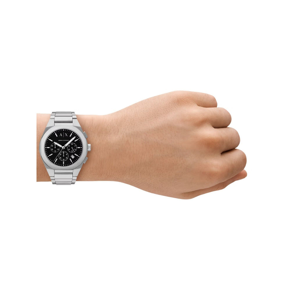 Armani Exchange Sync Black Dial Chronograph Analog Men Watch AX4186