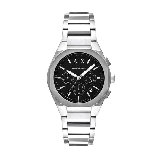 Armani Exchange Sync Black Dial Chronograph Analog Men Watch AX4186