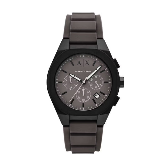 Armani Exchange Rafael Gray Round Dial Chronograph Analog Men Watch AX4191