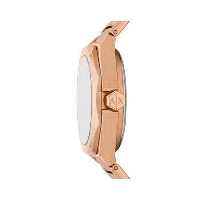 Armani Exchange Andrea Rose Gold Dial Automatic Woman Watch AX4619