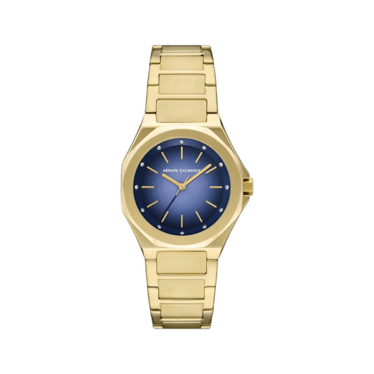 Armani Exchange Quartz Blue Dial Analog Stainless Steel Women Watch AX4620