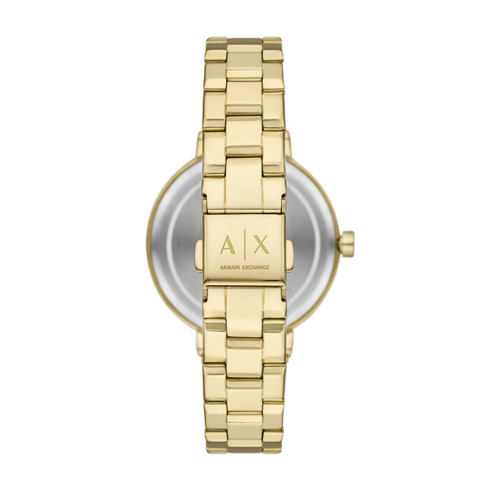 Armani Exchange Two-Hand Gold-Tone Stainless Steel Women Watch AX5180