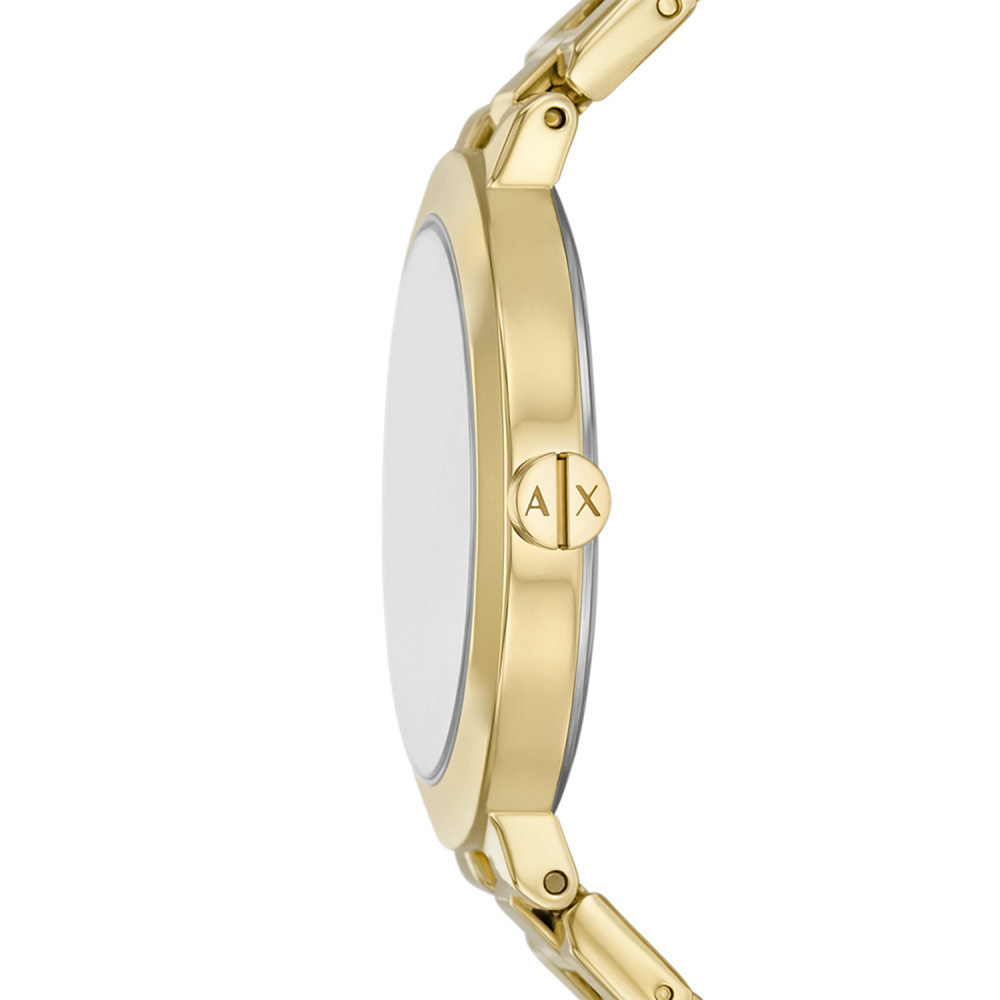 Armani Exchange Two-Hand Gold-Tone Stainless Steel Women Watch AX5180