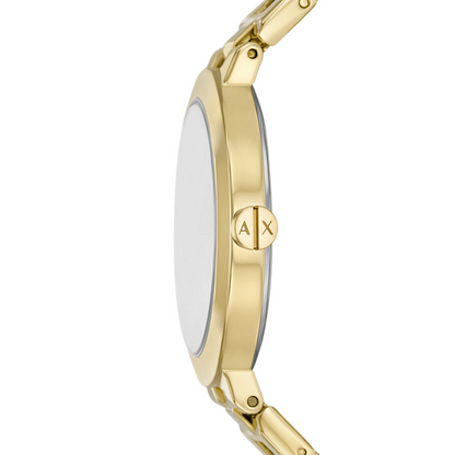 Armani Exchange Two-Hand Gold-Tone Stainless Steel Women Watch AX5180