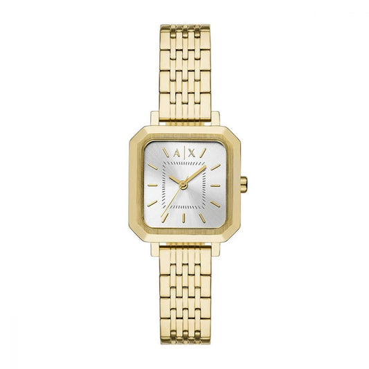 Armani Exchange Silver Rectangular Dial Analog Women Watch AX5725