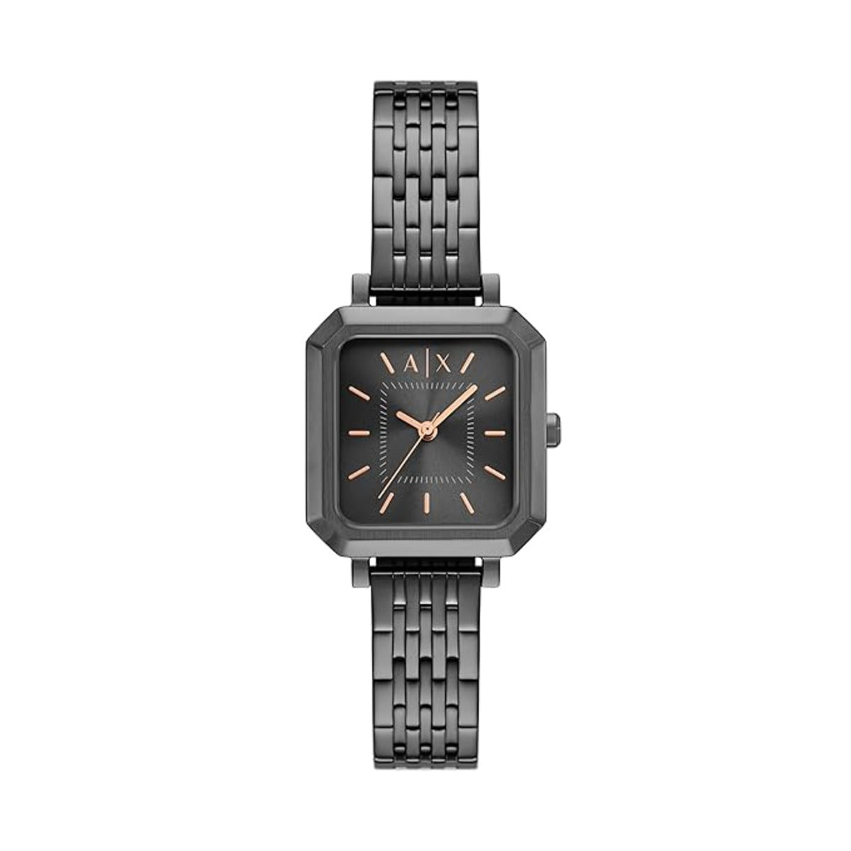 Armani Exchange Leila Black Rectangular Dial Analog Women Watch AX5732
