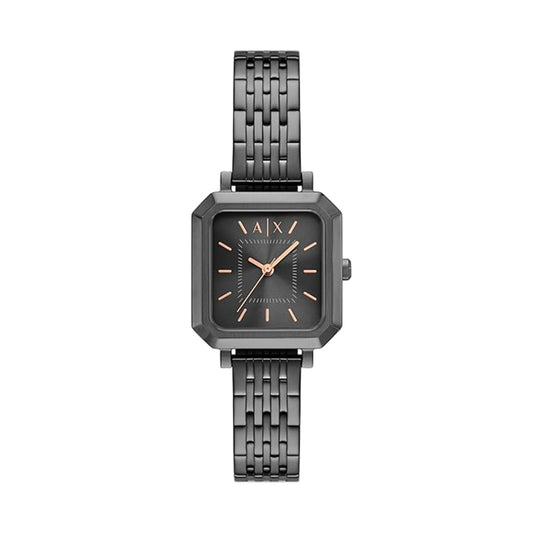 Armani Exchange Leila Black Rectangular Dial Analog Women Watch AX5732