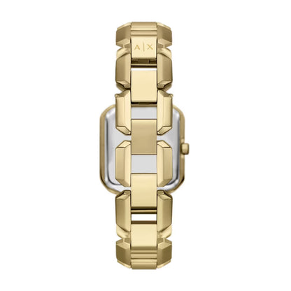 Armani Exchange Red Rectangular Dial Analog Women Watch AX5734