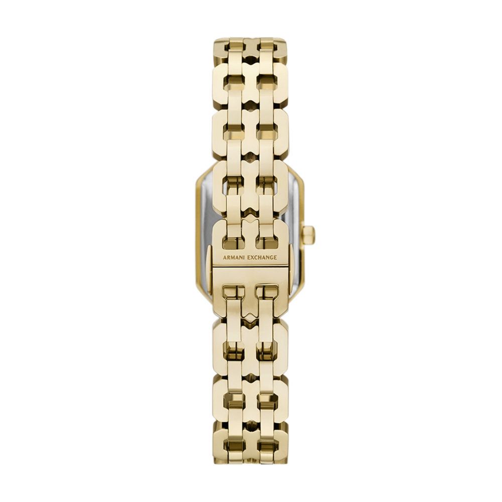Armani Exchange Silver Dial Rectangular Analog Women Watch AX5811