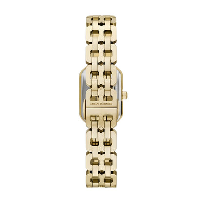 Armani Exchange Silver Dial Rectangular Analog Women Watch AX5811