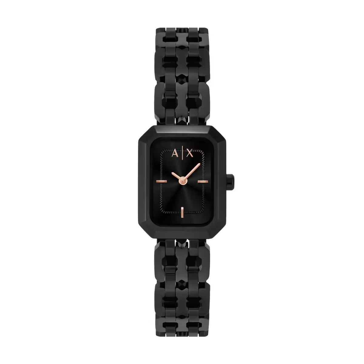 Armani Exchange Quartz Black Dial Analog Stainless Steel Women Watch AX5813