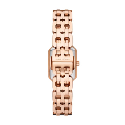 Armani Exchange Rose Gold Dial Analog Stainless Steel Women Watch AX5814