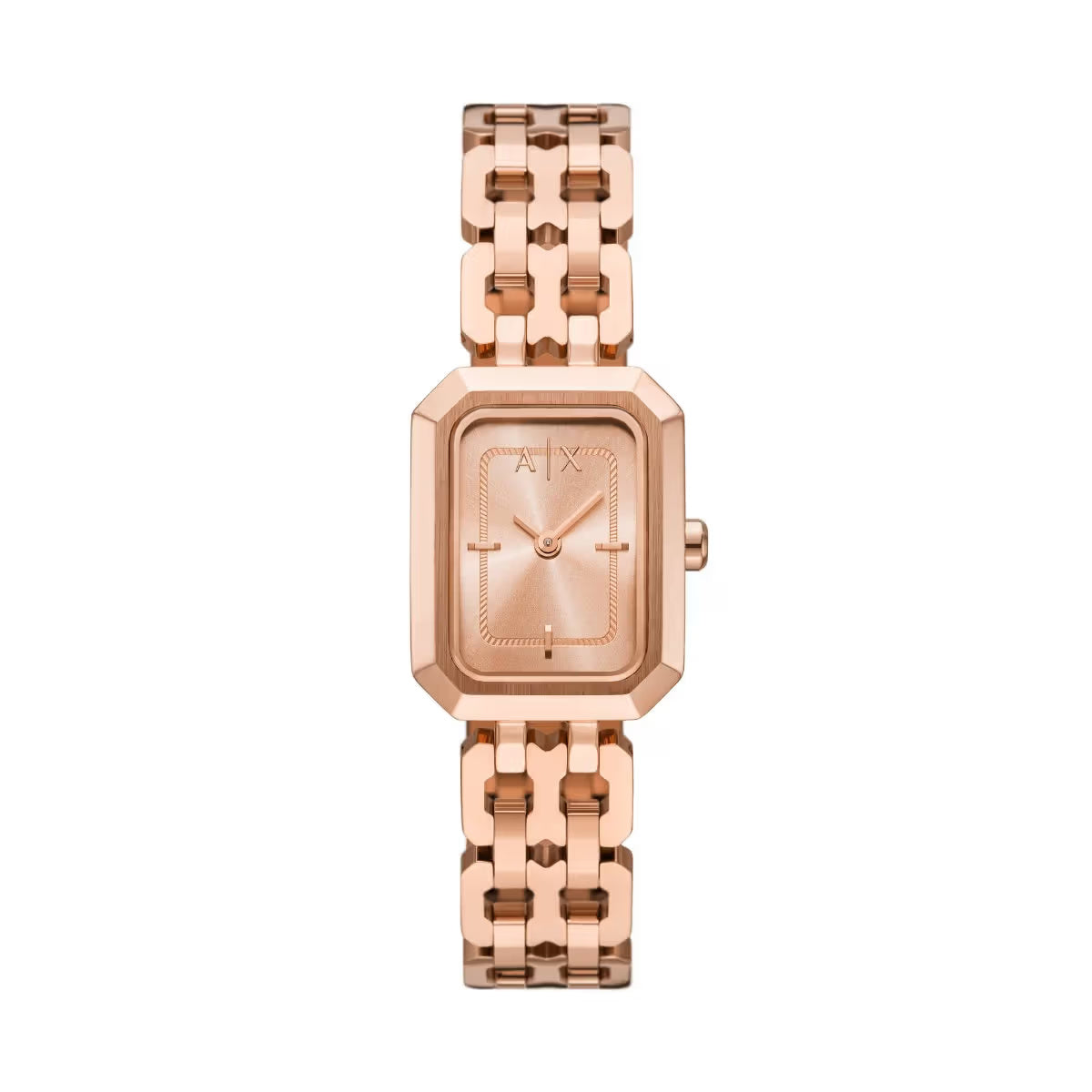 Armani Exchange Rose Gold Dial Analog Stainless Steel Women Watch AX5814