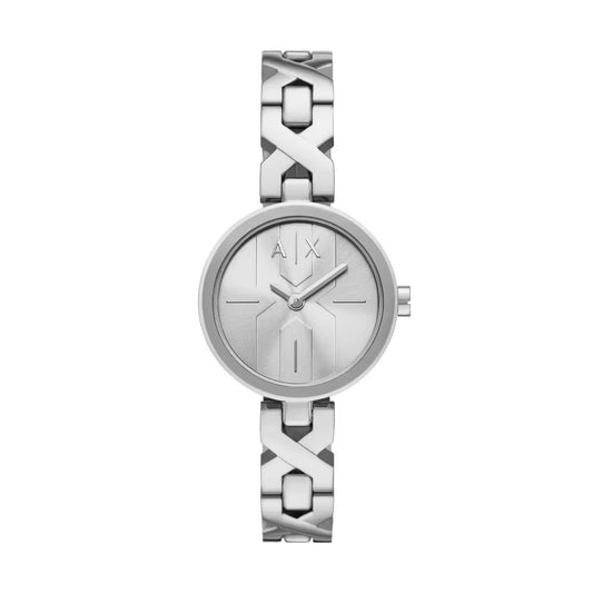 Armani Exchange Silver Dial Analog Stainless Steel Women Watch AX5830