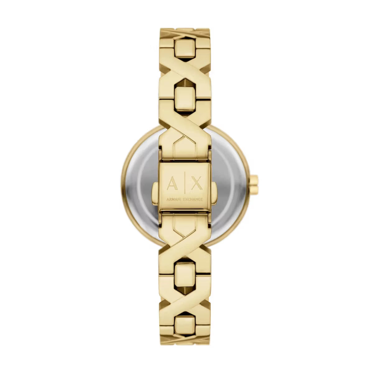 Armani Exchange Quartz Gold Round Dial Analog Watch For Women AX5831