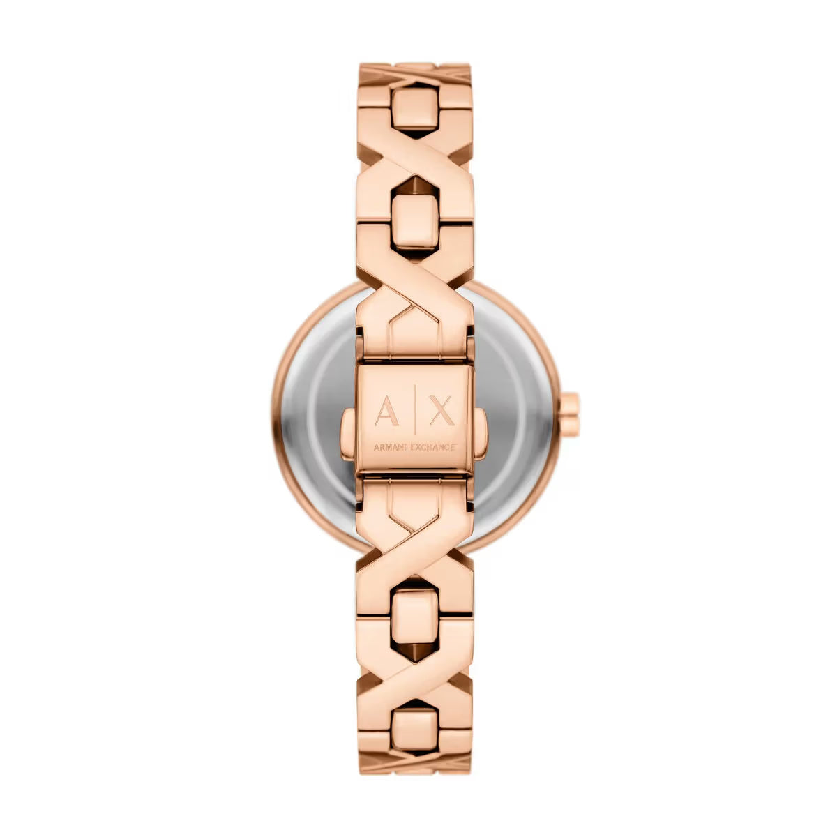 Armani Exchange Quartz Rose Gold Round Dial Analog Women's Watch AX5832