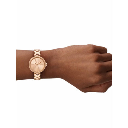 Armani Exchange Quartz Rose Gold Round Dial Analog Women's Watch AX5832