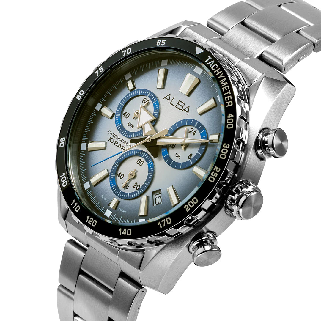 ALBA Columbia Blue Dial Chronograph Men's Watch AX7011X1