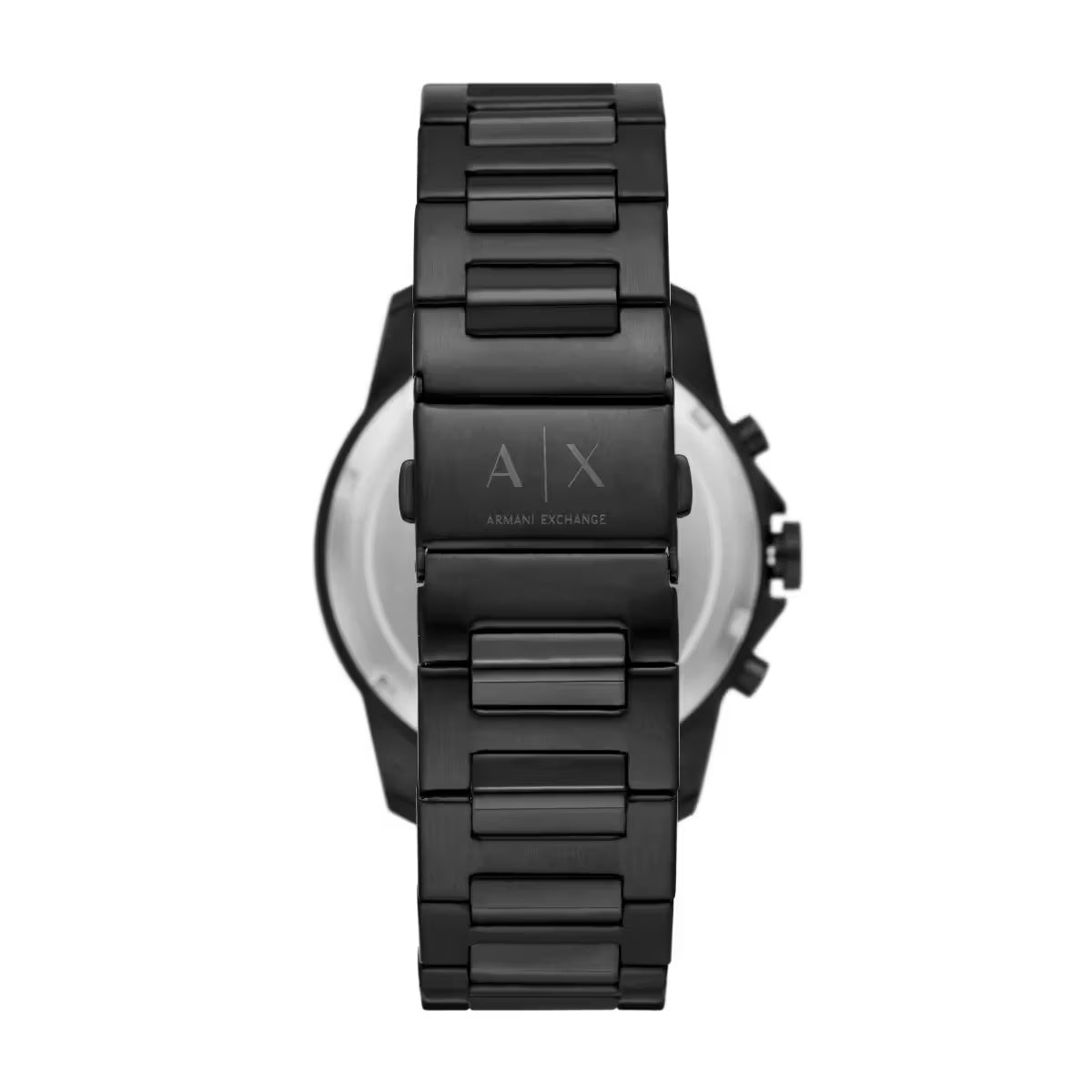 Armani Exchange Quartz Black Dial Stainless Steel Chronograph Men Watch AX7163SET