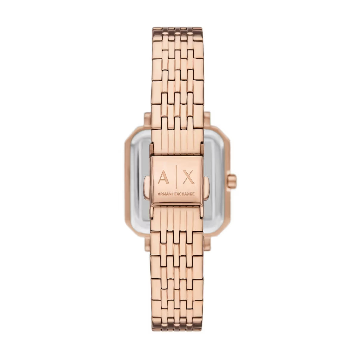 Armani Exchange Silver Rectangular Dial Analog Women Watch with Bracelet AX7164SET