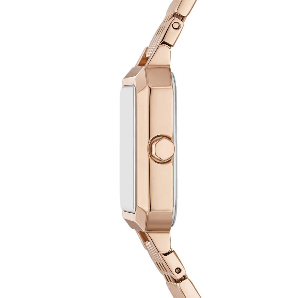 Armani Exchange Silver Rectangular Dial Analog Women Watch with Bracelet AX7164SET