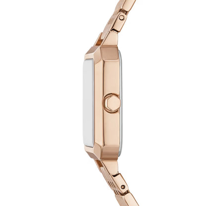 Armani Exchange Silver Rectangular Dial Analog Women Watch with Bracelet AX7164SET