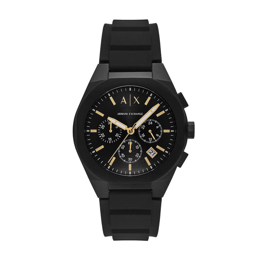 Armani Exchange Sync Black Dial Chronograph Analog Men Watch AX7165SET