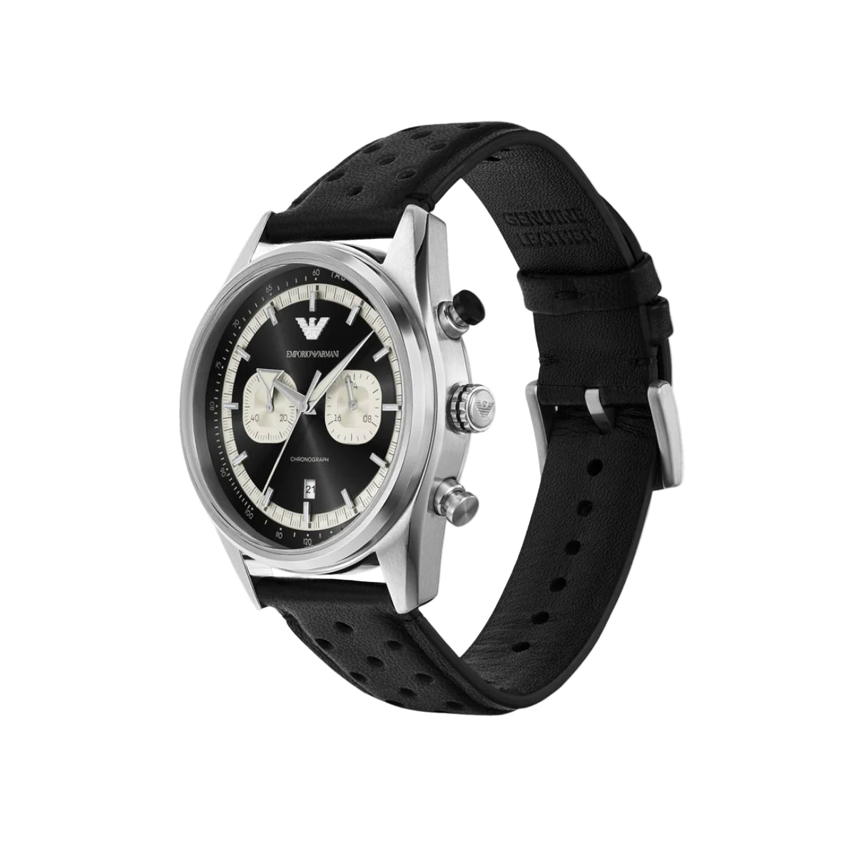 Emporio Armani Quartz Black Dial Chronograph Analog Men's Watch AR11635