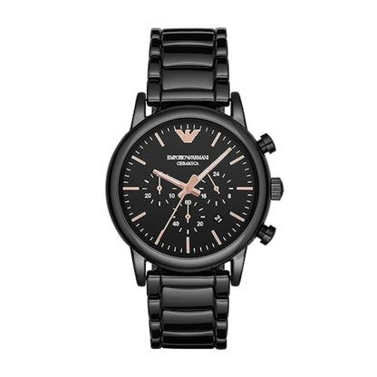 Emporio Armani Luigi Chronograph Black Dial Analog Men Watch AR1509