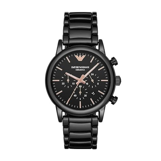 Emporio Armani Luigi Chronograph Black Dial Analog Men Watch AR1509