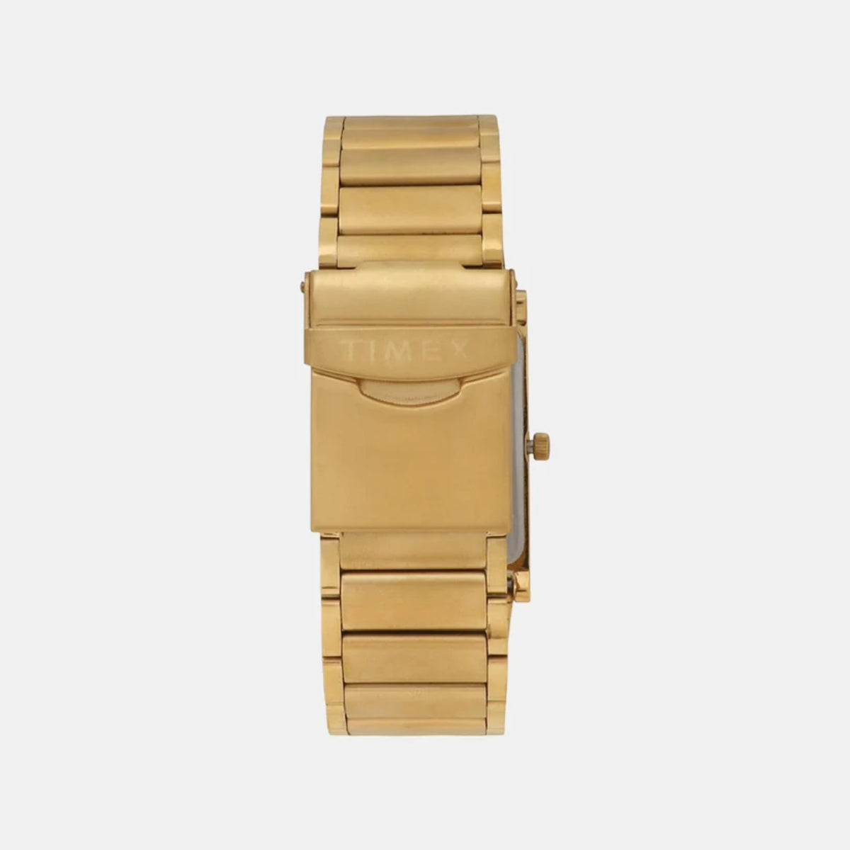 Timex Men's Rectangle Dial Analog Stainless Steel Watch TW000L518