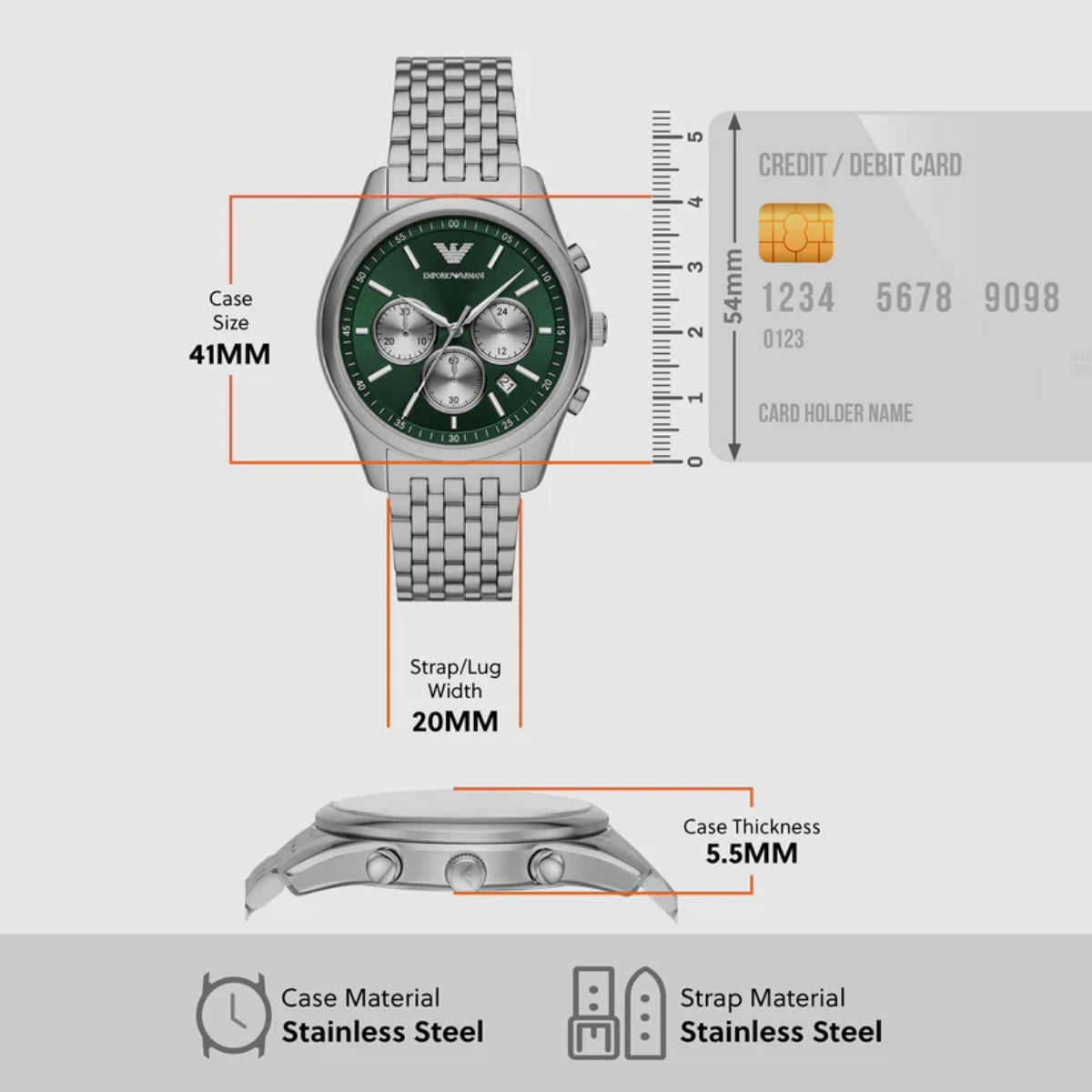 Emporio Armani Antonio Chronograph Watch for Men AR11581