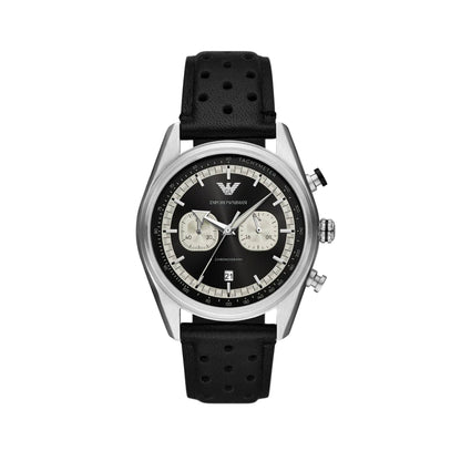 Emporio Armani Quartz Black Dial Chronograph Analog Men's Watch AR11635