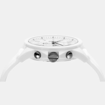 Armani Exchange Quartz White Dial Chronograph Men's Watch AX1325
