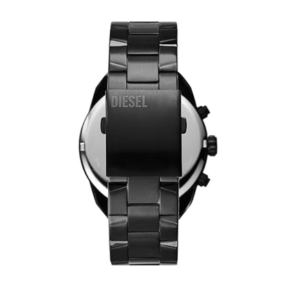 Diesel Spiked Black Round Dial Stainless Steel Analog Men Watch DZ4644