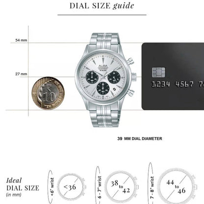 ALBA Prestige Quartz Chronograph Men's Watch AT3K55X1